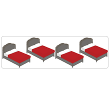 Load image into Gallery viewer, 4 Bedroom Real Estate Sign Rider