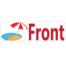 Load image into Gallery viewer, Beach Front Real Estate Sign Rider