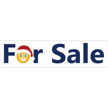 Load image into Gallery viewer, For Sale Real Estate Rider Sign Holiday Edition