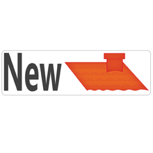 Load image into Gallery viewer, New Roof Real Estate Sign Rider