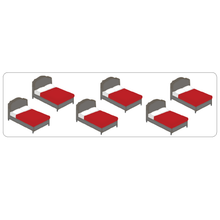 Load image into Gallery viewer, 6 Bedroom Real Estate Sign Rider