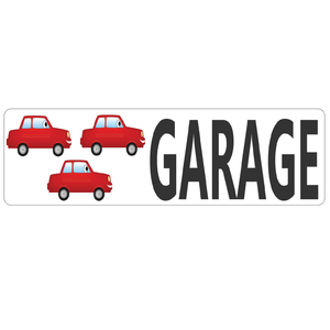 3 Garage Real Estate Sign Riders