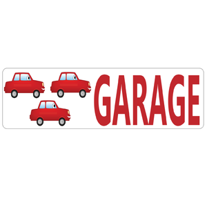3 Garage Real Estate Sign Riders