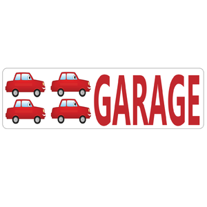4 Garage Real Estate Sign Riders