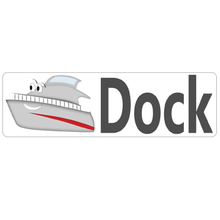 Load image into Gallery viewer, Boat Dock Real Estate Sign Rider
