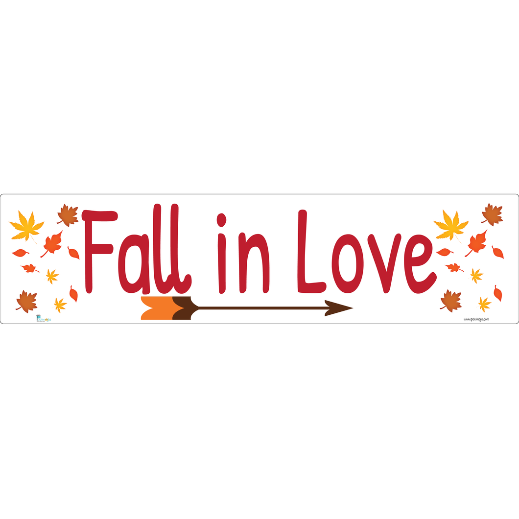 Fall in Love Arrow Real Estate Rider