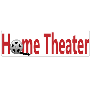 Home Theater Real Estate Sign Rider